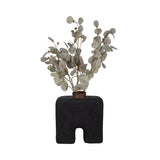Emmaton Black Large Ecomix Abstract Vase