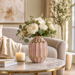 Calvinham Pink/Gold Vase