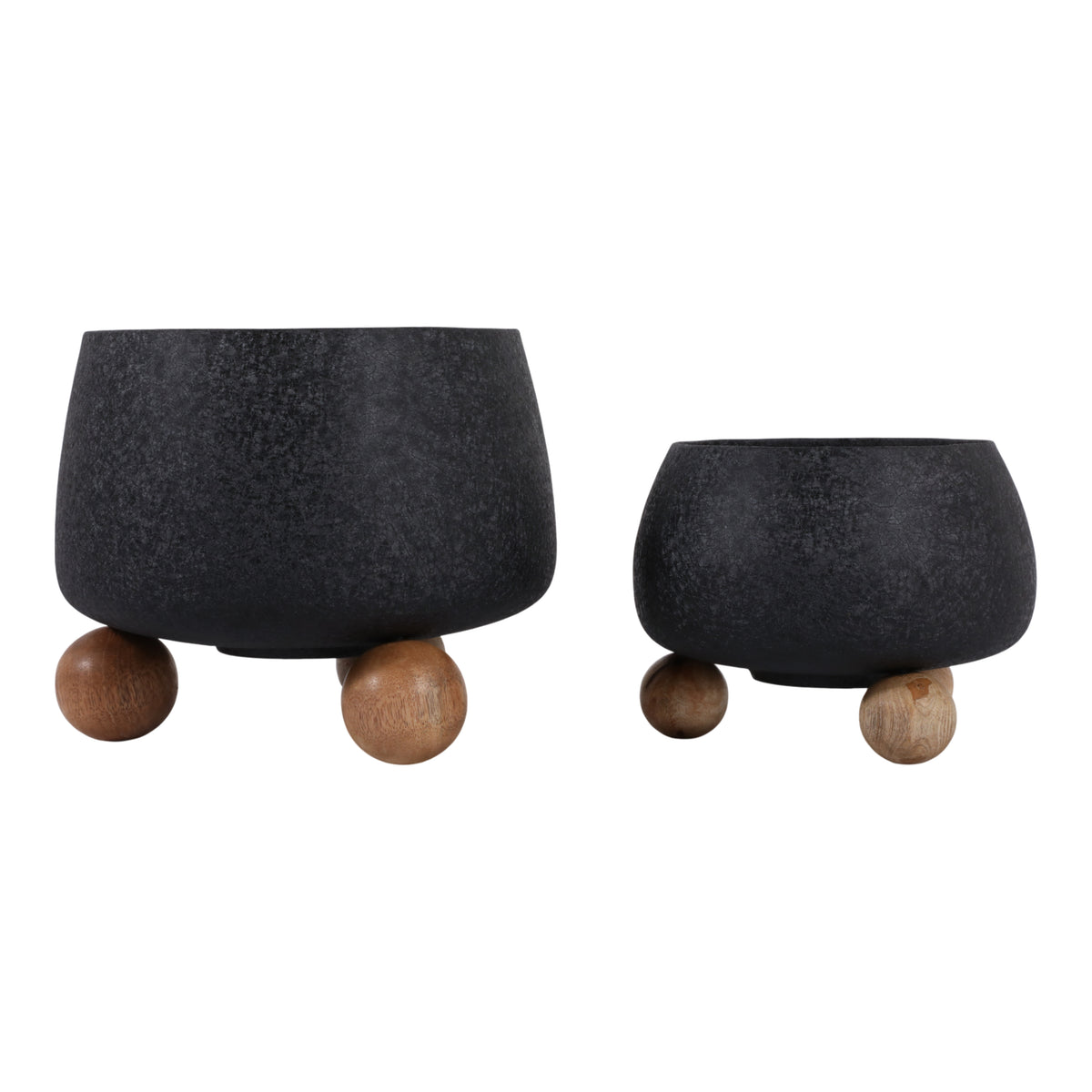 Albafield Black/Tan Planters (Set of 2)