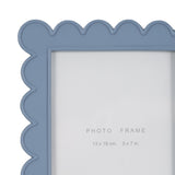 Farley Blue 5x7 Scallop Edge Photo Frame