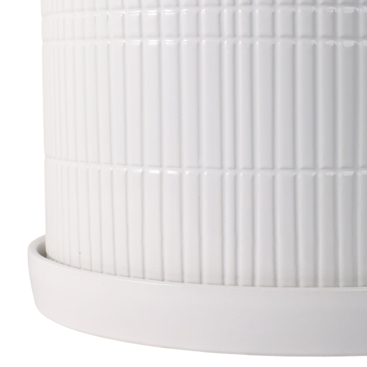 Grahammill White Planters (Set of 2)