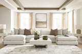 Ashbourne Estate Snowstone 4-Piece Double Chaise Sectional (Online Special Price)