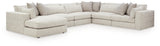 Ashbourne Estate Snowstone 6-Piece Sectional w/ Chaise (Online Special Price)