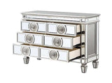 Varian Mirrored & Antique Platinum Server/Sideboard - Ornate Home