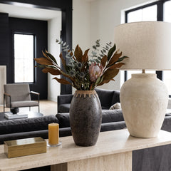 Byronholm Black/Gray Vase