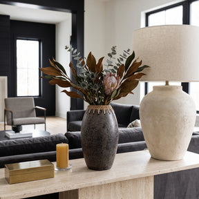 Byronholm Black/Gray Vase