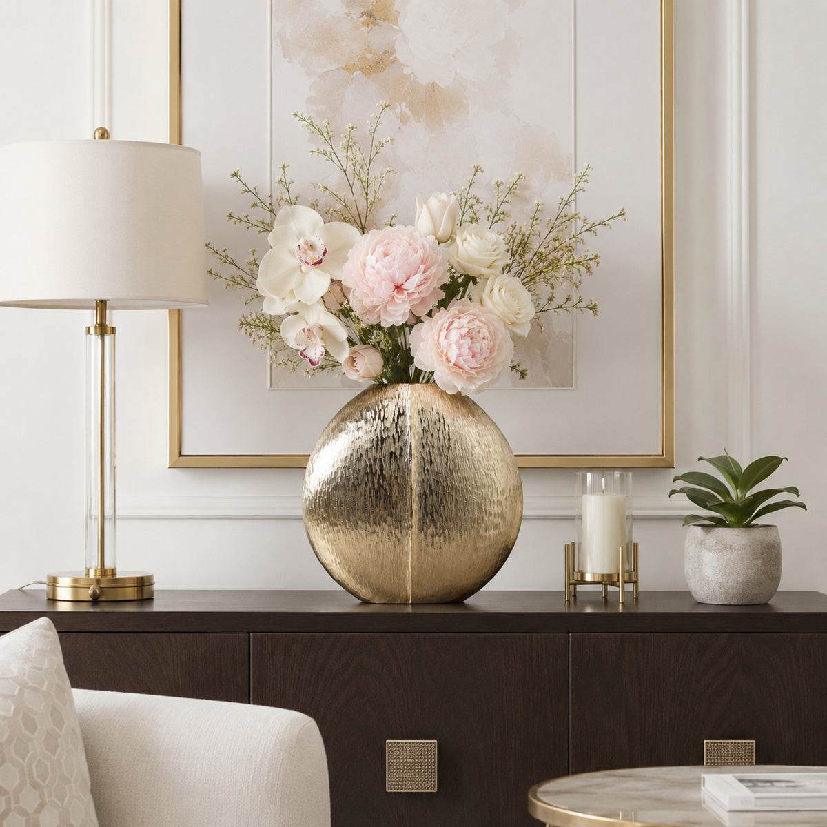 Holtonmill Gold Vase