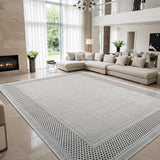Fiora Bone 6 Jute-Look Rug | Indoor/Outdoor Elegance