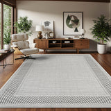 Fiora Bone 6 Jute-Look Rug | Indoor/Outdoor Elegance