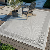 Fiora Bone 6 Jute-Look Rug | Indoor/Outdoor Elegance