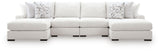 Wynncroft Manor Chalk 4-Piece Double Chaise Sectional (Online Special Price)