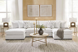 Wynncroft Manor Chalk 4-Piece Double Chaise Sectional