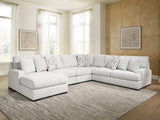 Wynncroft Manor Chalk 5-Piece Sectional with Left-Arm Facing Chaise (Online Special Price)