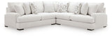 Wynncroft Manor Chalk 3-Piece Sectional (Online Special Price)