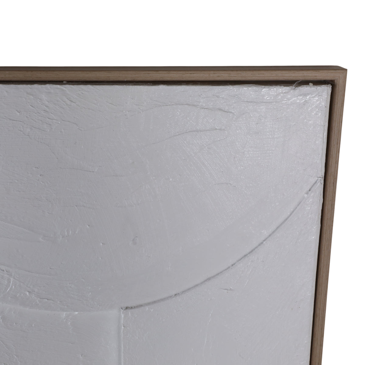 Jastro White Geometric 3-Dimensional Wall Art