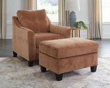 Amity Bay Clay Chair and Ottoman (Online Special Price)
