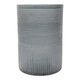 Novato Blue Small Etched Lines Hurricane