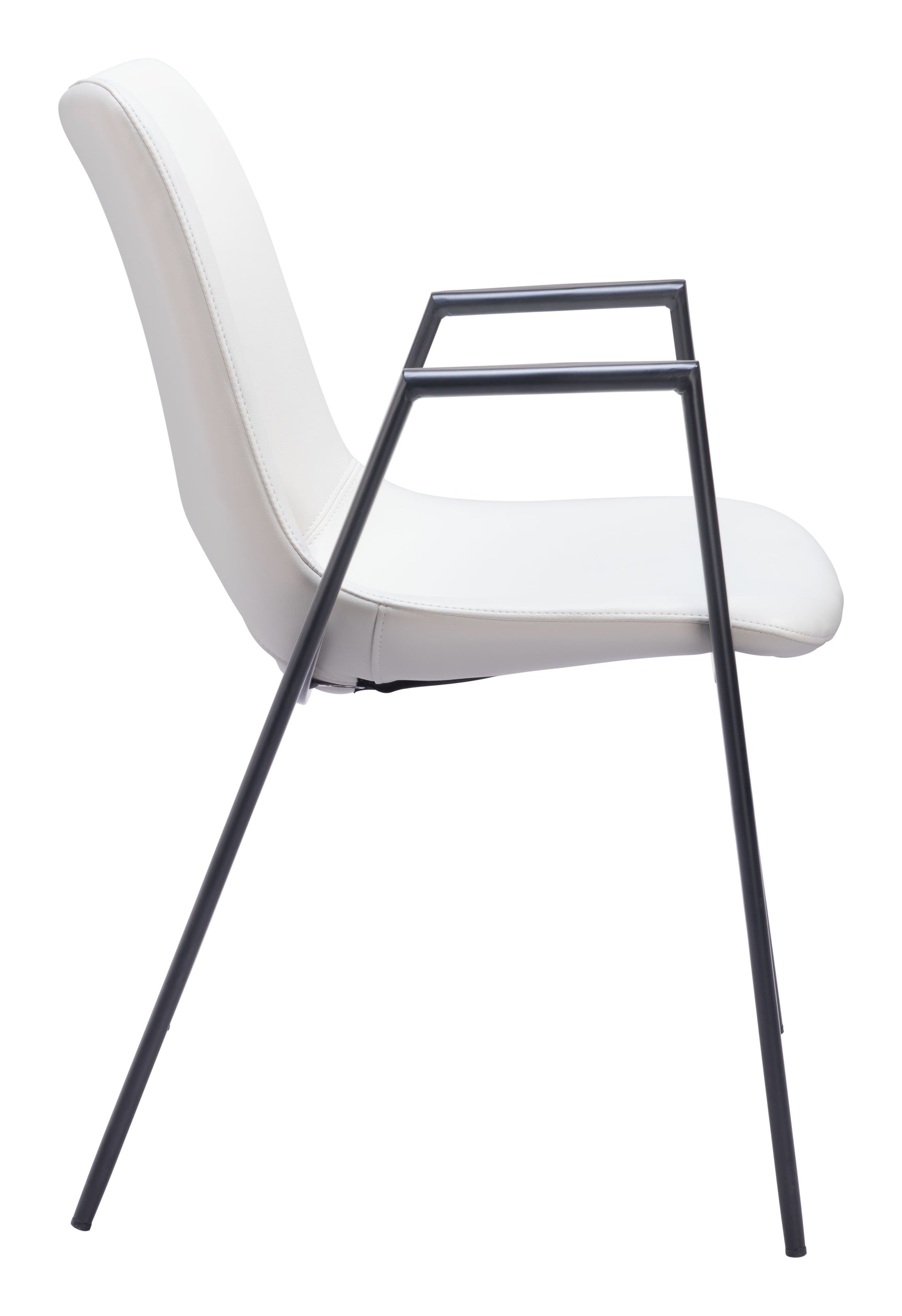Desi White Dining Chair (Set of 2)