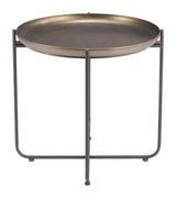 Bronson Bronze Side Table
