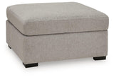 ModMax Luxe Flint Oversized Accent Ottoman