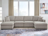 ModMax Luxe Flint 4-Piece Double Chaise Sectional (Online Special Price)