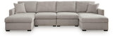 ModMax Luxe Flint 4-Piece Double Chaise Sectional (Online Special Price)