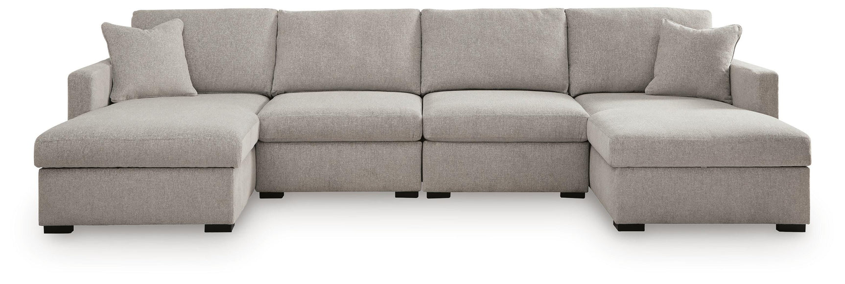 ModMax Luxe Flint 4-Piece Double Chaise Sectional (Online Special Price)