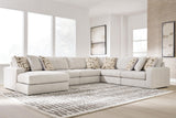 Kestrie Feathered 6-Piece Sectional with LAF Chaise