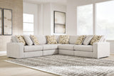 Kestrie Feathered 5-Piece Sectional
