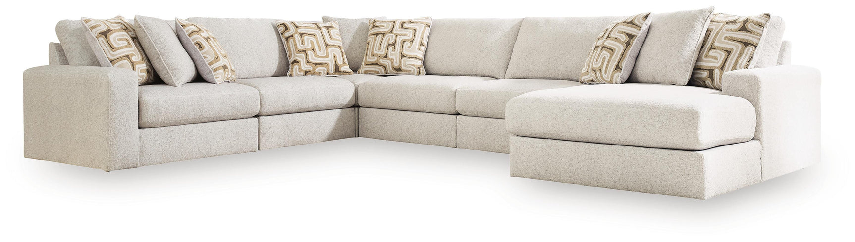 Kestrie Feathered 6-Piece Sectional with RAF Chaise