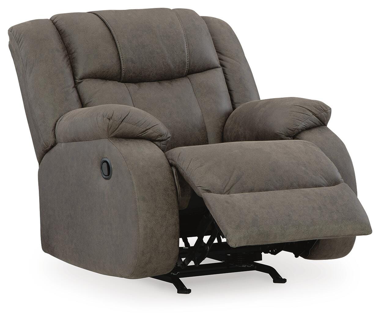 First Base Gunmetal Reclining Sofa and 2 Recliners (Online Special Price)