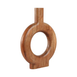 Draperwell Natural Donut Shaped Wood Vase