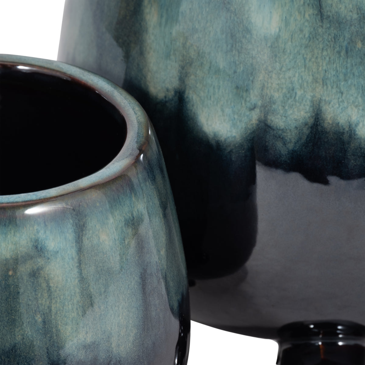 Suttonoak Blue Planters (Set of 2)