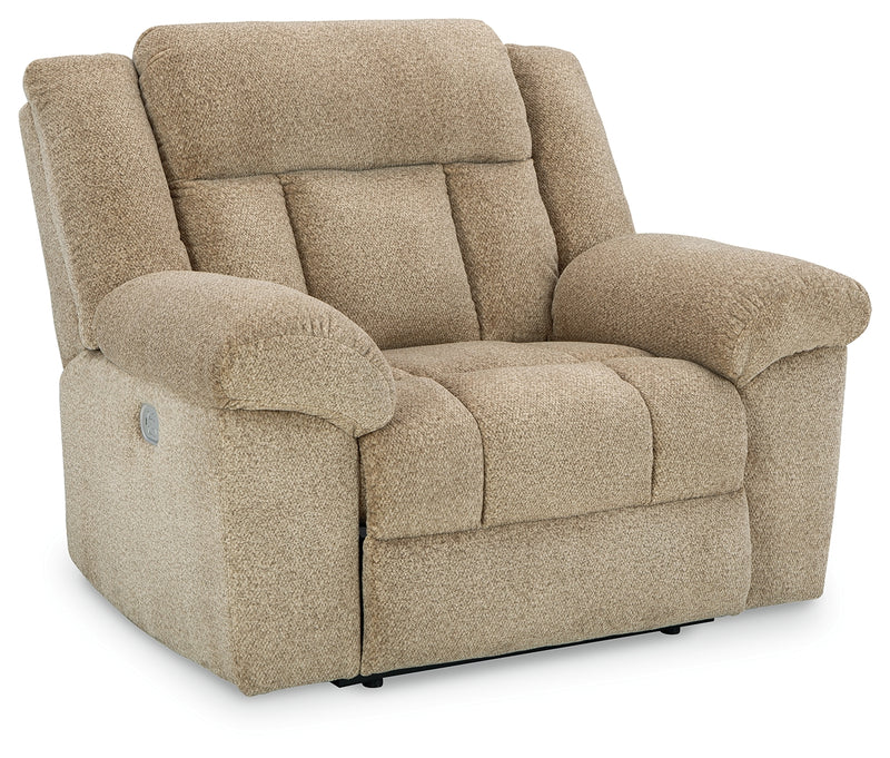Tip-Off Wheat Power Recliner - Ornate Home