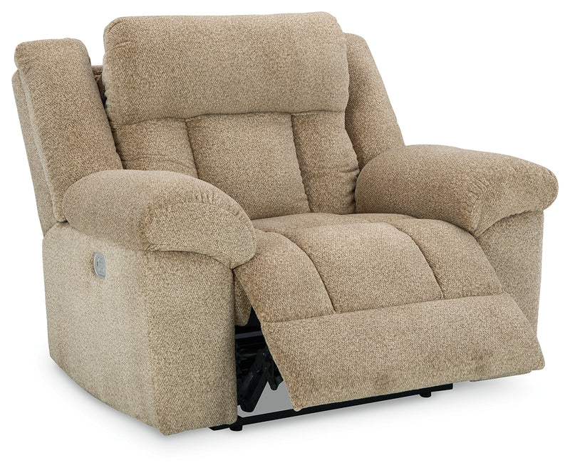 Tip-Off Wheat Power Recliner - Ornate Home