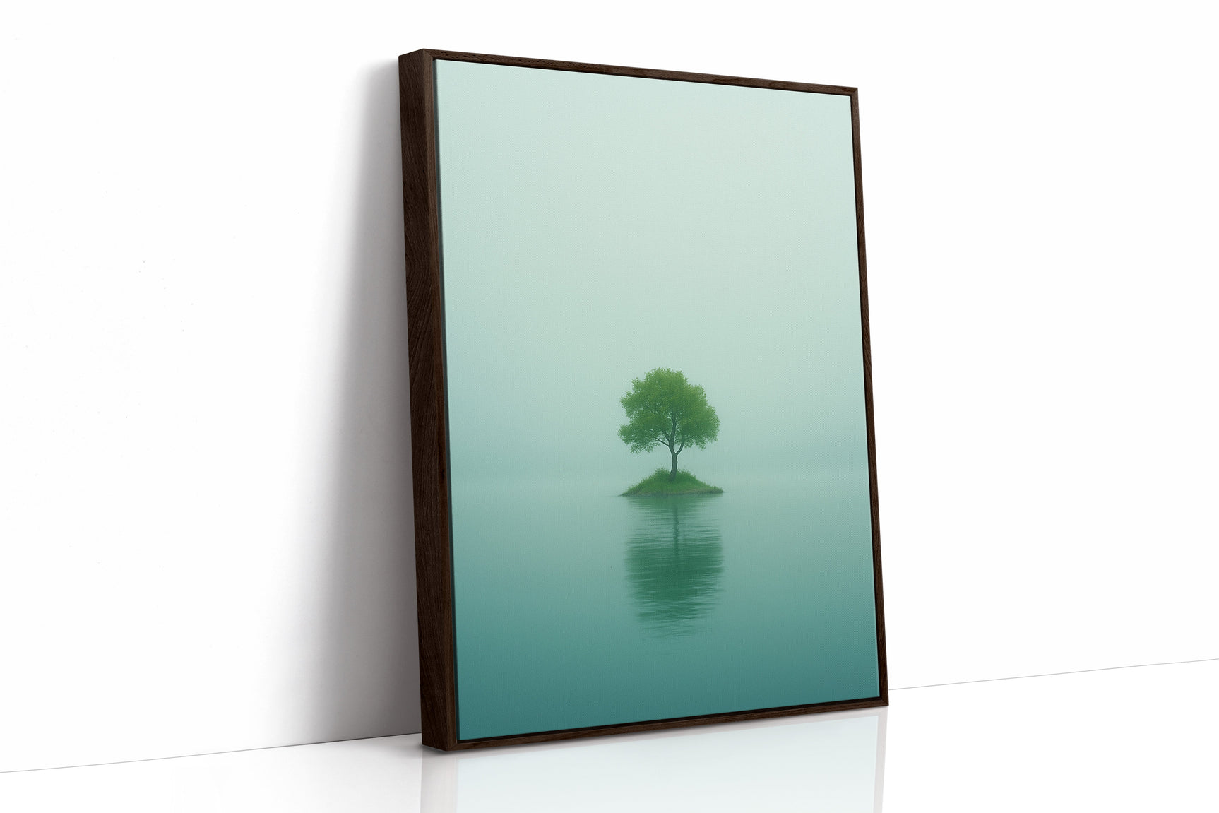 Solitary Tree in Mist