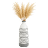 Rio Bravo Gray Ceramic Aztec Vase
