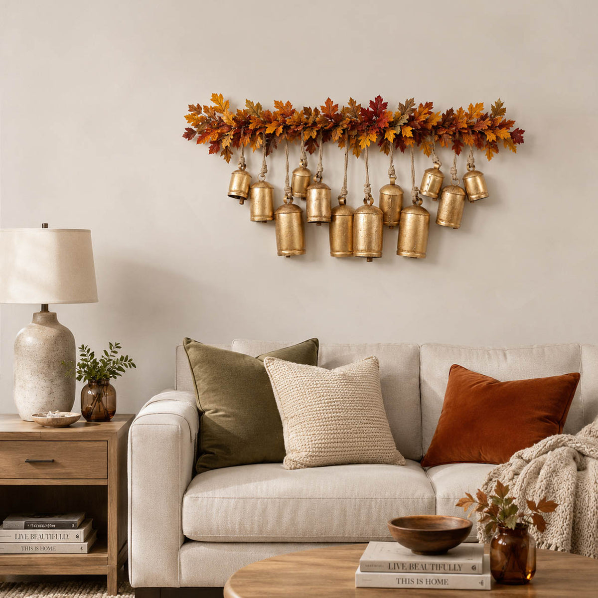 Boltonoak Gold/Tan Wall Hanging