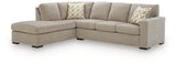 Bridgepoint Stone 2-Piece Sleeper Sectional with Left-Facing Chaise