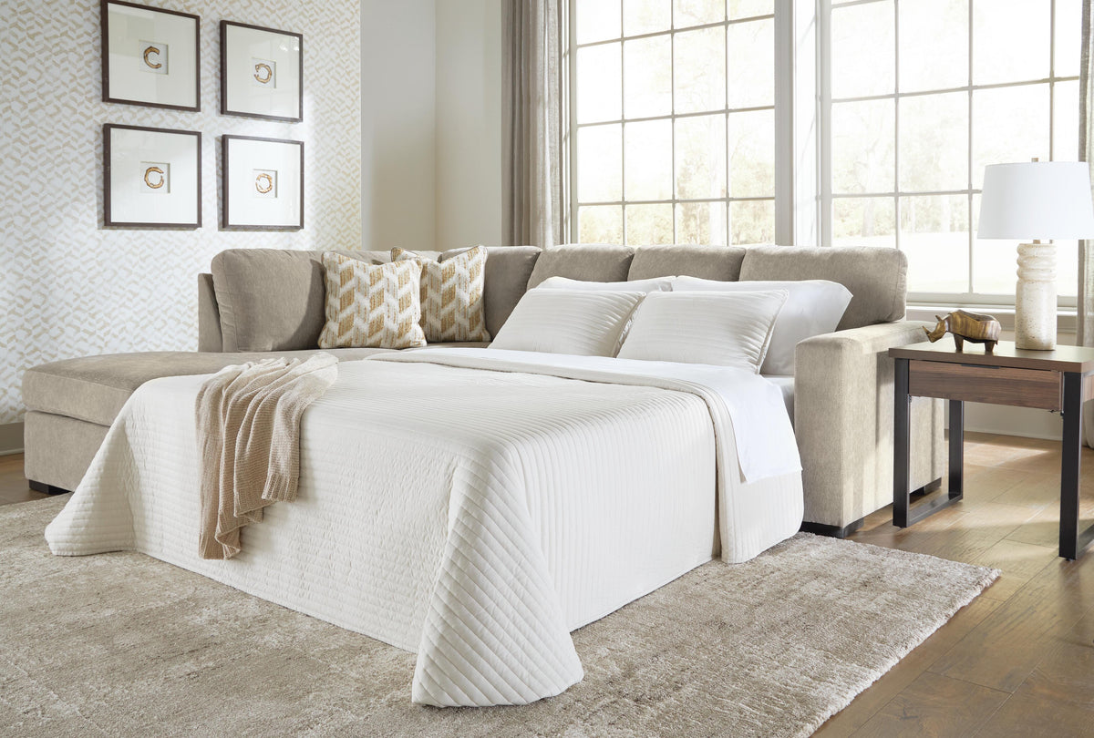 Bridgepoint Stone 2-Piece Sleeper Sectional with Left-Facing Chaise