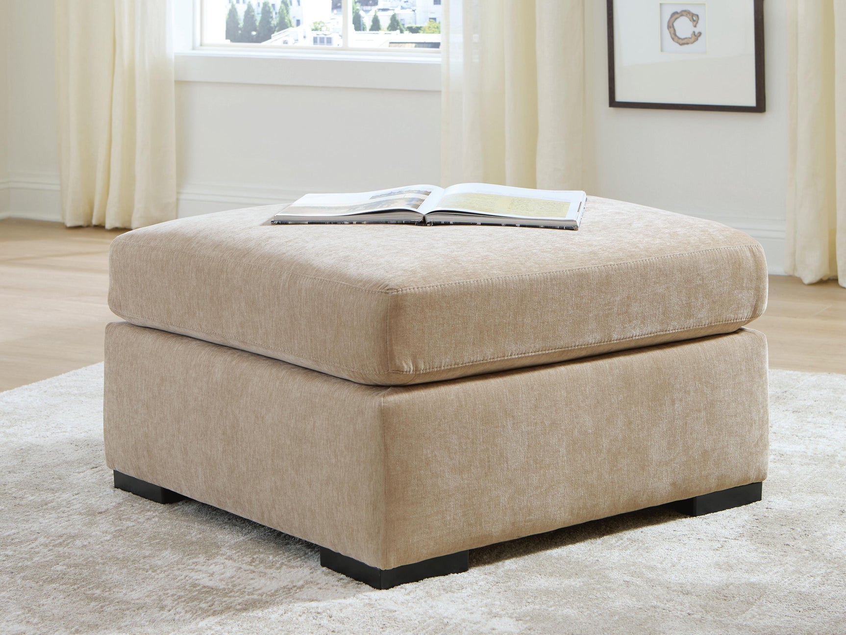 Bridgepoint Almond Oversized Accent Ottoman (Online Special Price)