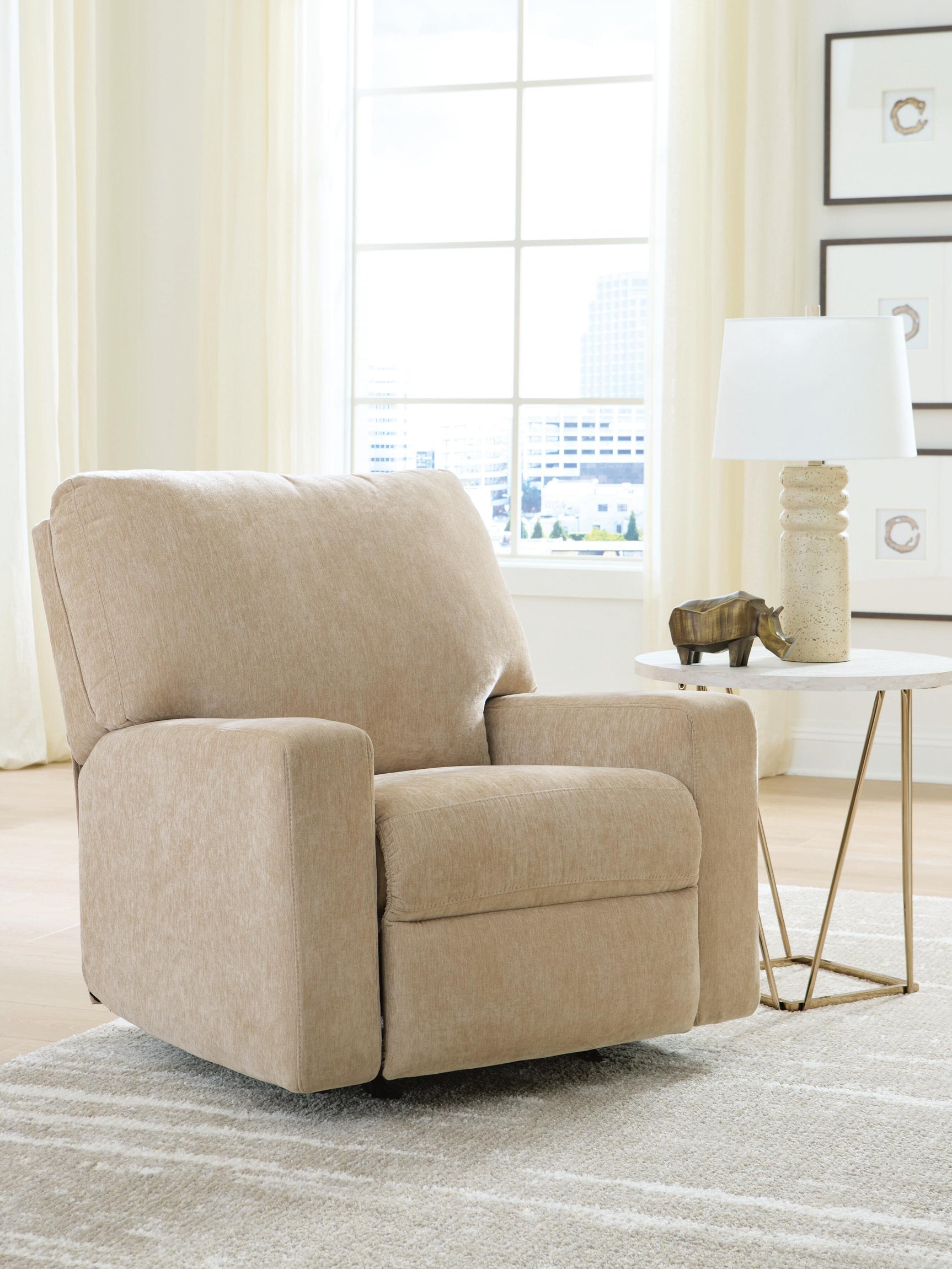 Bridgepoint Almond Rocker Recliner (Online Special Price)