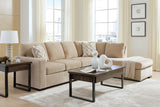 Bridgepoint Almond 2-Piece Sectional with Chaise