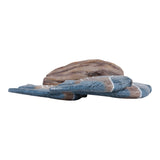Las Lomas Blue/White/Natural 3 Fish Wood on Stand