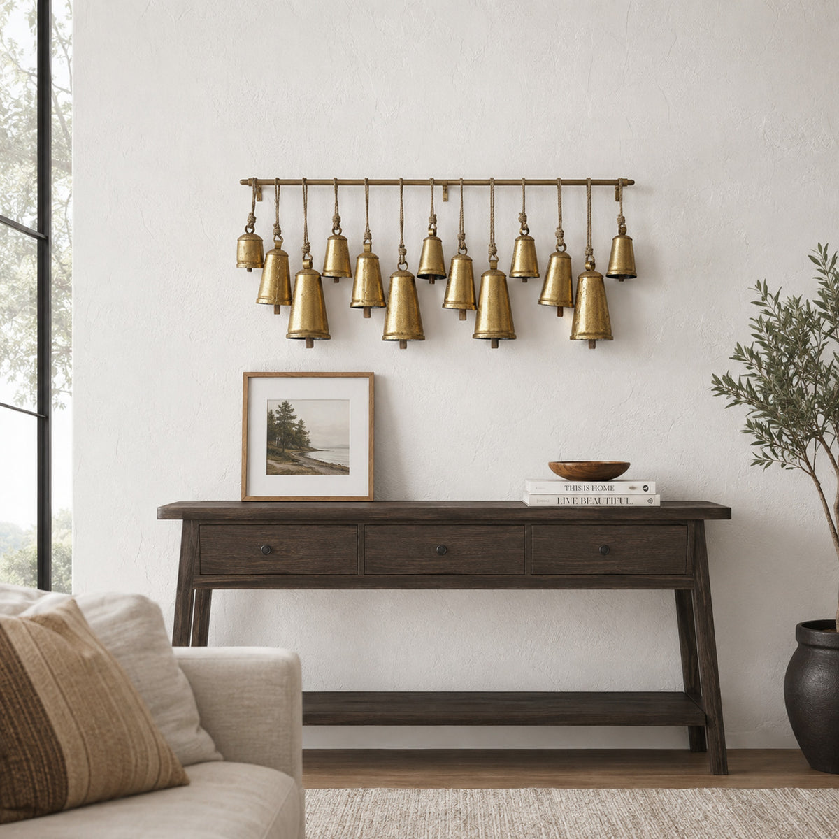 Durbanbrook Gold/Tan Wall Hanging