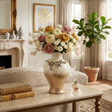 Hopeport Gold/Ivory Large Vase