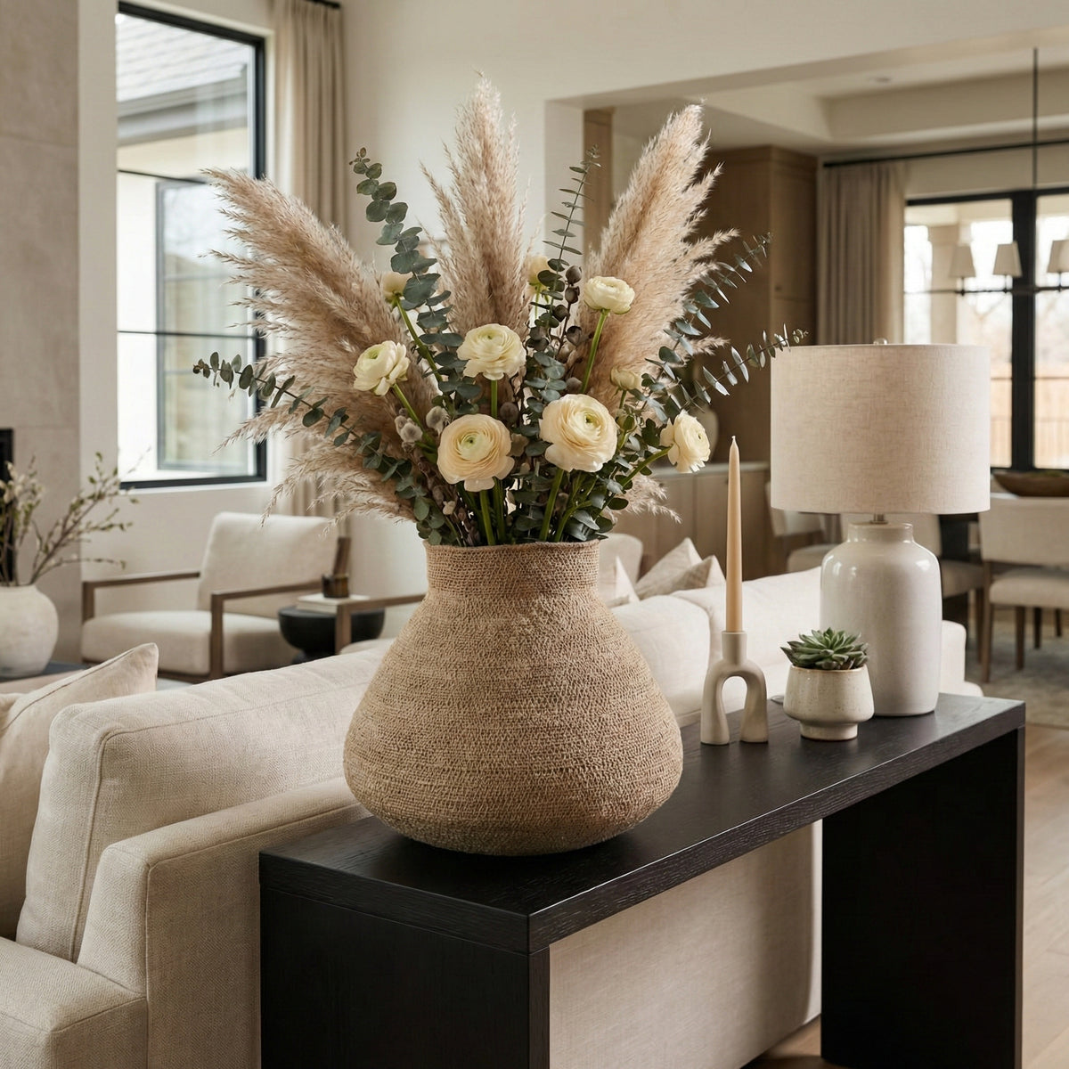 Blocksburg Natural Woven Jute Vase