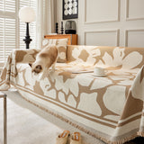 Chenille Floral Soft Thick Reversible Blanket Covers for Couch, Couch Protector Blanket Cover Sofa