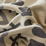 Boho Geometric Chenille Throw Sofa Cover Soft Textured Decorative Couch Blanket