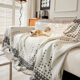Reversible Chenille Sofa Covers for Pets, Large Throw Blanket for Couch, Blanket on The Sofa